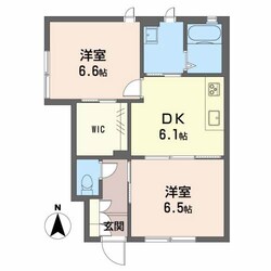 シャーメゾン高岡の物件間取画像